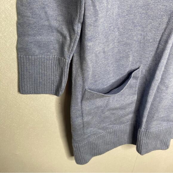 Eight Eight Eight Tunic Pullover Sweater Pockets Cowl Neck Zip Size M - Picture 7 of 7